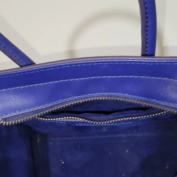 Cobalt Blue designer Inspired Handbag - Picture 7 of 15